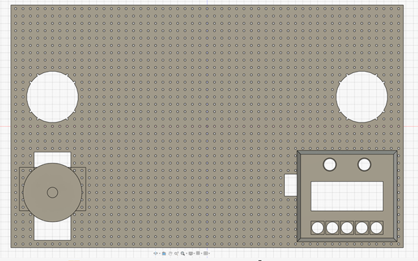 PlayfieldUndermountSpeakersTopCAD_Parts